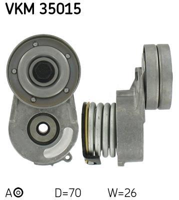 Rolo tensor da correia trapezoidal estriada SKF ref. VKM 35015